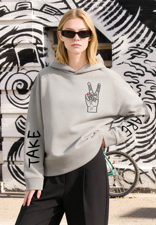 Hoodie Boxy "Take Care"