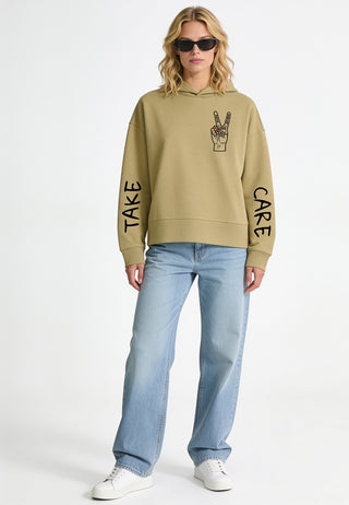 Hoodie Boxy "Take Care"