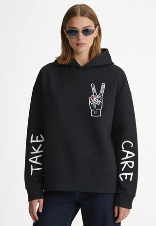 Hoodie Boxy "Take Care"
