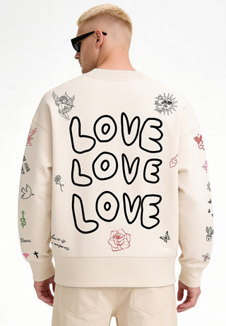 Sweatshirt Boxy "Flash Tattoo 1"