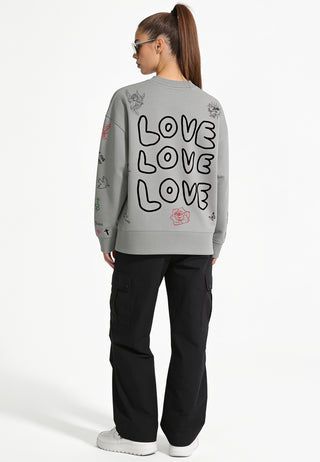 Sweatshirt Boxy "Flash Tattoo 1"