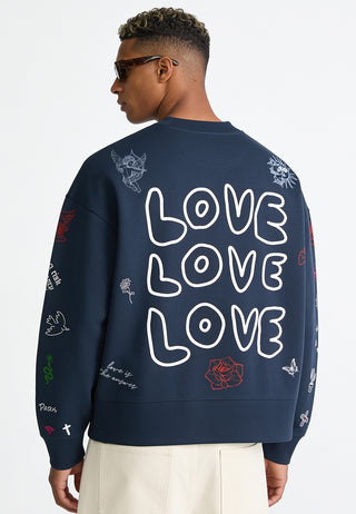 Sweatshirt Boxy "Flash Tattoo 1"
