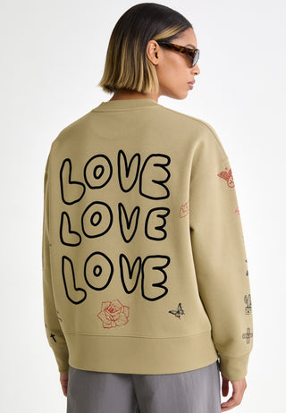Sweatshirt Boxy "Flash Tattoo 1"