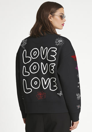 Sweatshirt Boxy "Flash Tattoo 1"