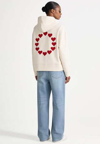 Hoodie Boxy Brodé "United States of Love"