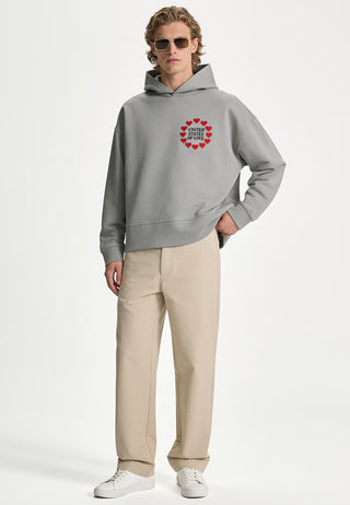 Hoodie Boxy Brodé "United States of Love"