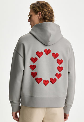 Hoodie Boxy Brodé "United States of Love"