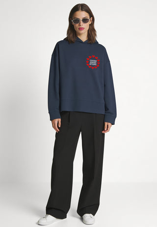 Hoodie Boxy Brodé "United States of Love"