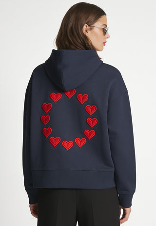 Hoodie Boxy Brodé "United States of Love"