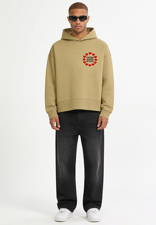 Hoodie Boxy Brodé "United States of Love"