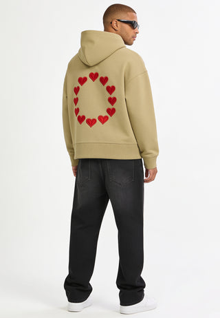 Hoodie Boxy Brodé "United States of Love"