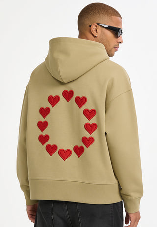Hoodie Boxy Brodé "United States of Love"