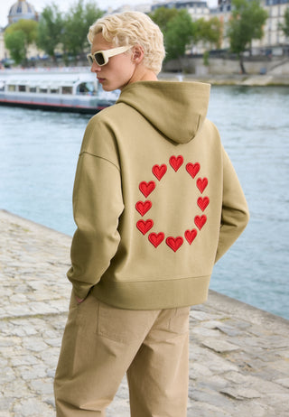 Hoodie Boxy Brodé "United States of Love"