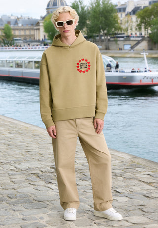 Hoodie Boxy Brodé "United States of Love"