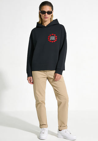 Hoodie Boxy Brodé "United States of Love"