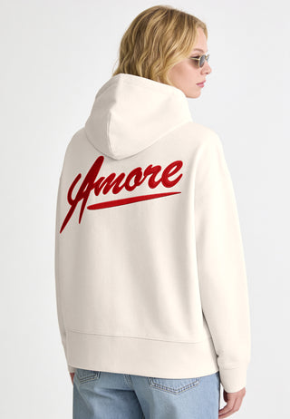 Hoodie Boxy Brodé "Amore"