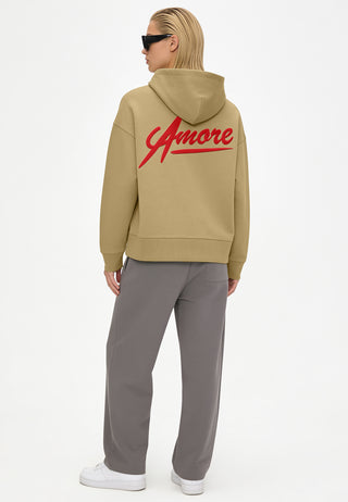 Hoodie Boxy Brodé "Amore"