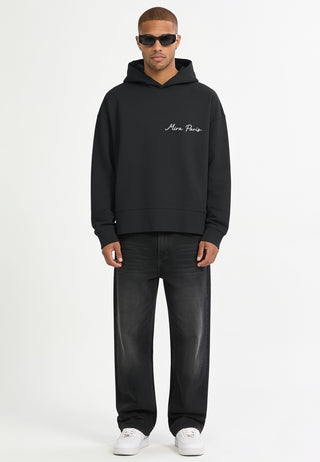 Hoodie Boxy Brodé "Amore"