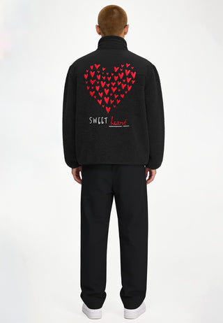 Veste Sherpa Brodée "Sweetheart"