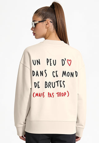 Sweatshirt Boxy Brodé "Brute"