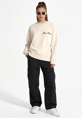 Sweatshirt Boxy Brodé "Brute"