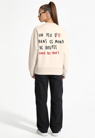 Sweatshirt Boxy Brodé "Brute"