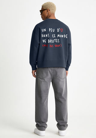Sweatshirt Boxy Brodé "Brute"