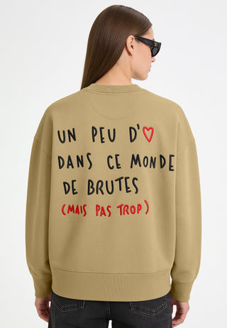Sweatshirt Boxy Brodé "Brute"