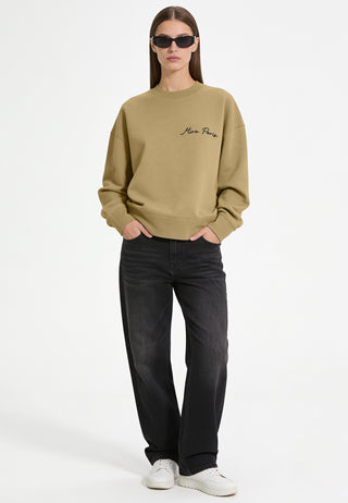 Sweatshirt Boxy Brodé "Brute"