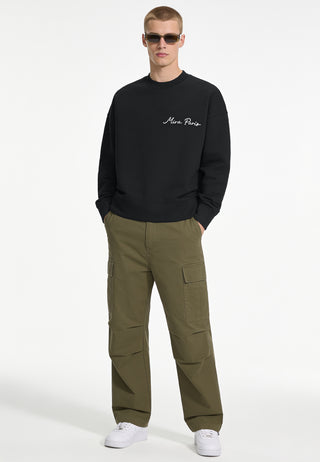 Sweatshirt Boxy Brodé "Brute"