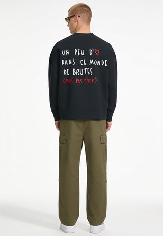 Sweatshirt Boxy Brodé "Brute"