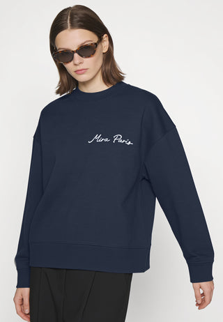 Sweatshirt Boxy Brodé "Kiss"