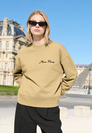 Sweatshirt Boxy Brodé "Kiss"