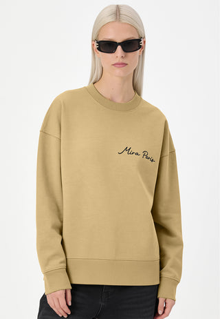 Sweatshirt Boxy Brodé "Kiss"