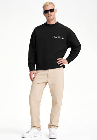 Sweatshirt Boxy Brodé "Kiss"