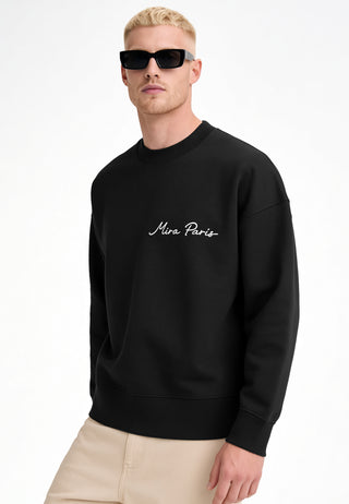 Sweatshirt Boxy Brodé "Kiss"