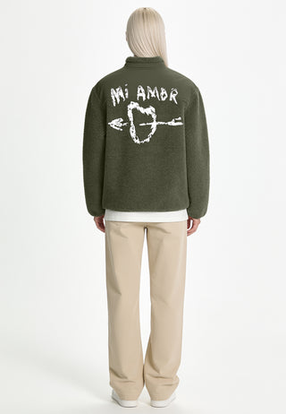 Veste Sherpa Brodée "Mi Amor"