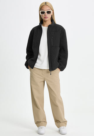 Veste Sherpa Brodée "Mi Amor"