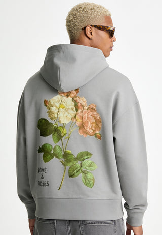 Hoodie Boxy "Roses"