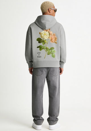 Hoodie Boxy "Roses"