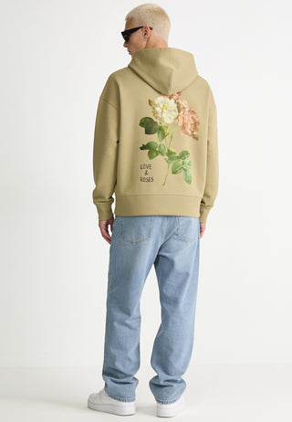 Hoodie Boxy "Roses"