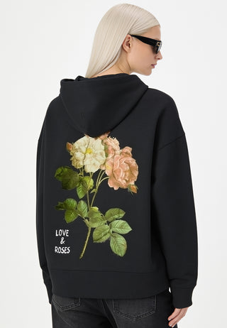 Hoodie Boxy "Roses"