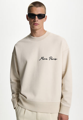 Sweatshirt Boxy Brodé "Shark"