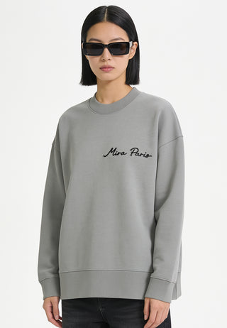 Sweatshirt Boxy Brodé "Shark"
