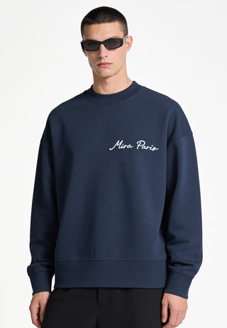 Sweatshirt Boxy Brodé "Shark"