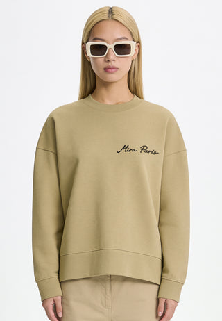 Sweatshirt Boxy Brodé "Shark"