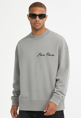 Sweatshirt Boxy Brodé "Fleur"