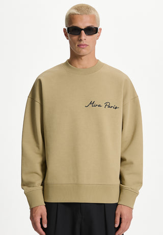Sweatshirt Boxy Brodé "Fleur"