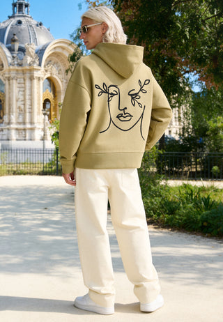 Hoodie Boxy Brodé "Harmony"