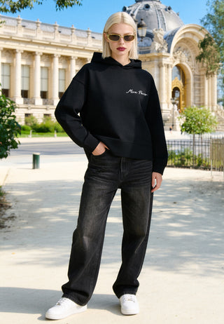 Hoodie Boxy Brodé "Harmony"